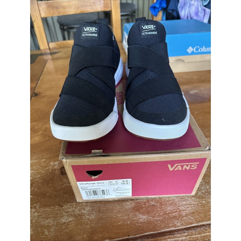Vans Ultrarange Gore Black Slip On Shoes Men's Size 9 women's 10.5 42 EU New - Picture 6 of 8